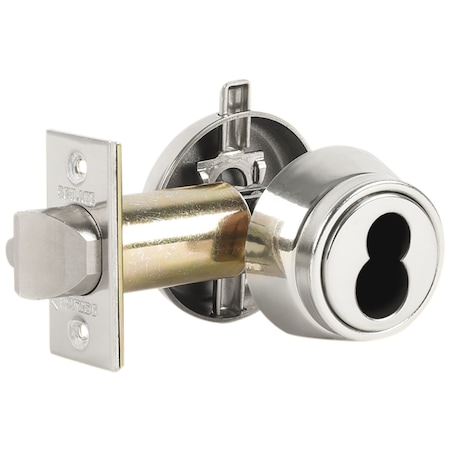 Schlage Grade 2, Single Cyl Deadlatch, SFIC Less Core, US26, Rectangle Stk B250JD 625